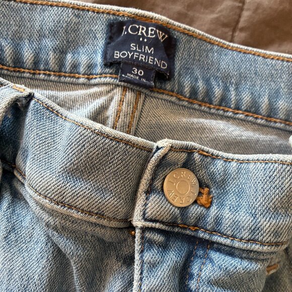 J. Crew Factory Slim Boyfriend Jeans - Picture 1 of 3